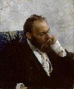 Ilya Repin Portrait of professor Ivanov